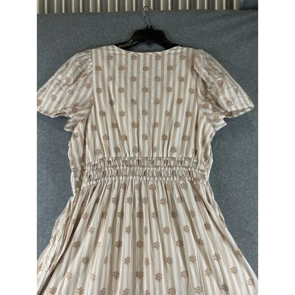 Anthropologie The Somerset Embroidered Floral Maxi Dress Size X-Large NWT - Picture 8 of 11